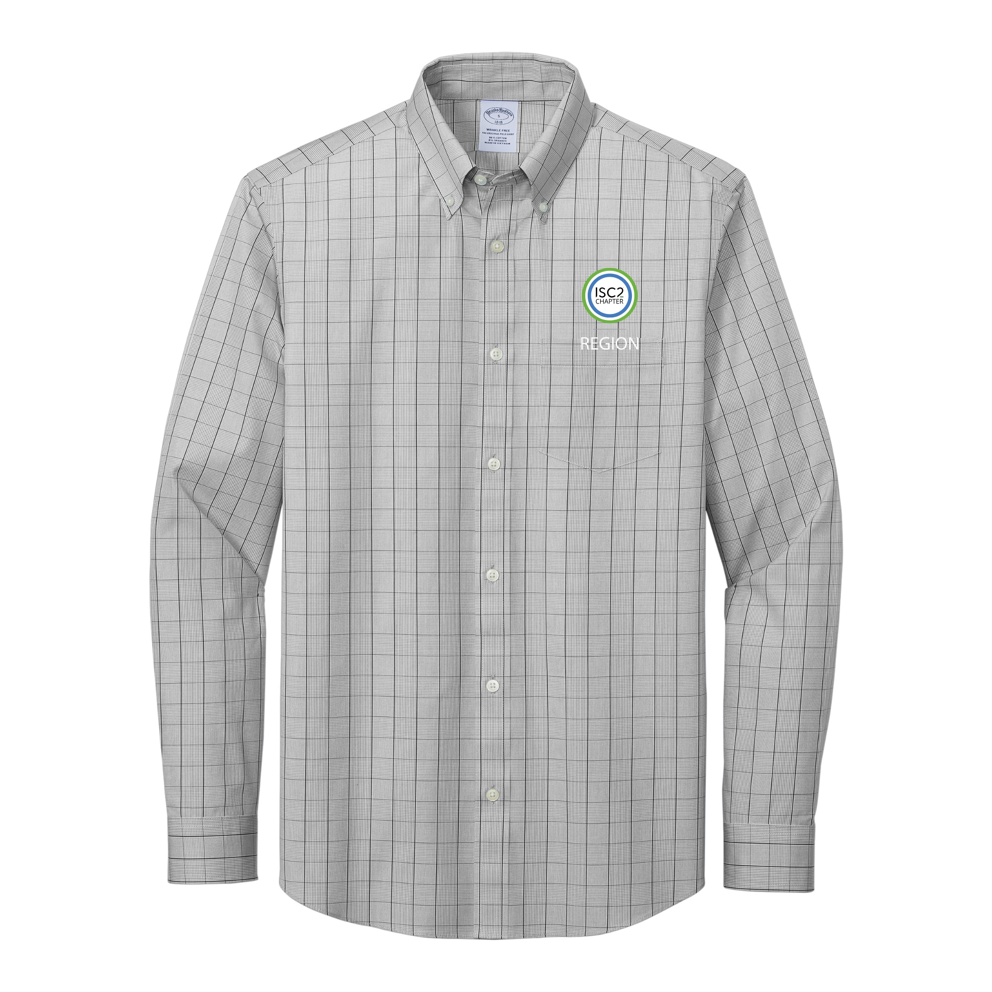 Brooks Brothers Wrinkle-Free Patterned Shirt with Chapter Name