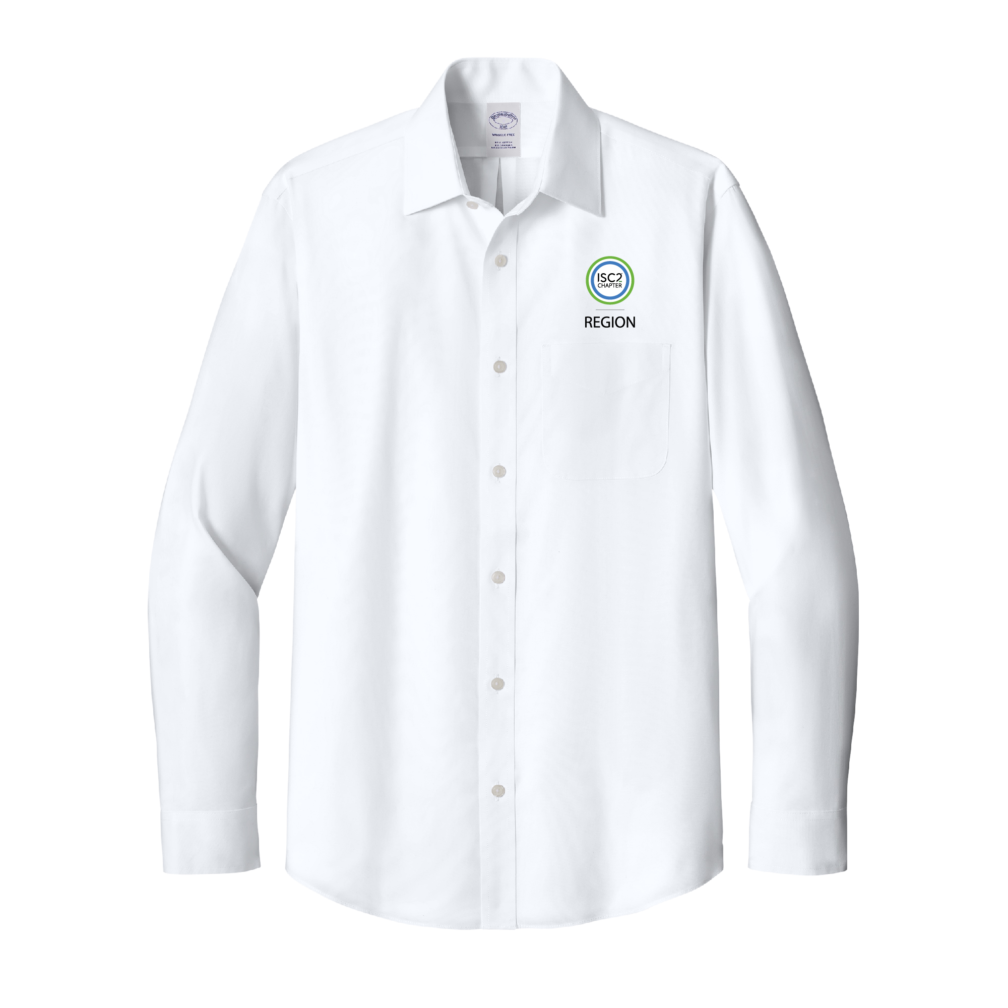 Brooks Brothers Striped Dress Shirt with Chapter Name