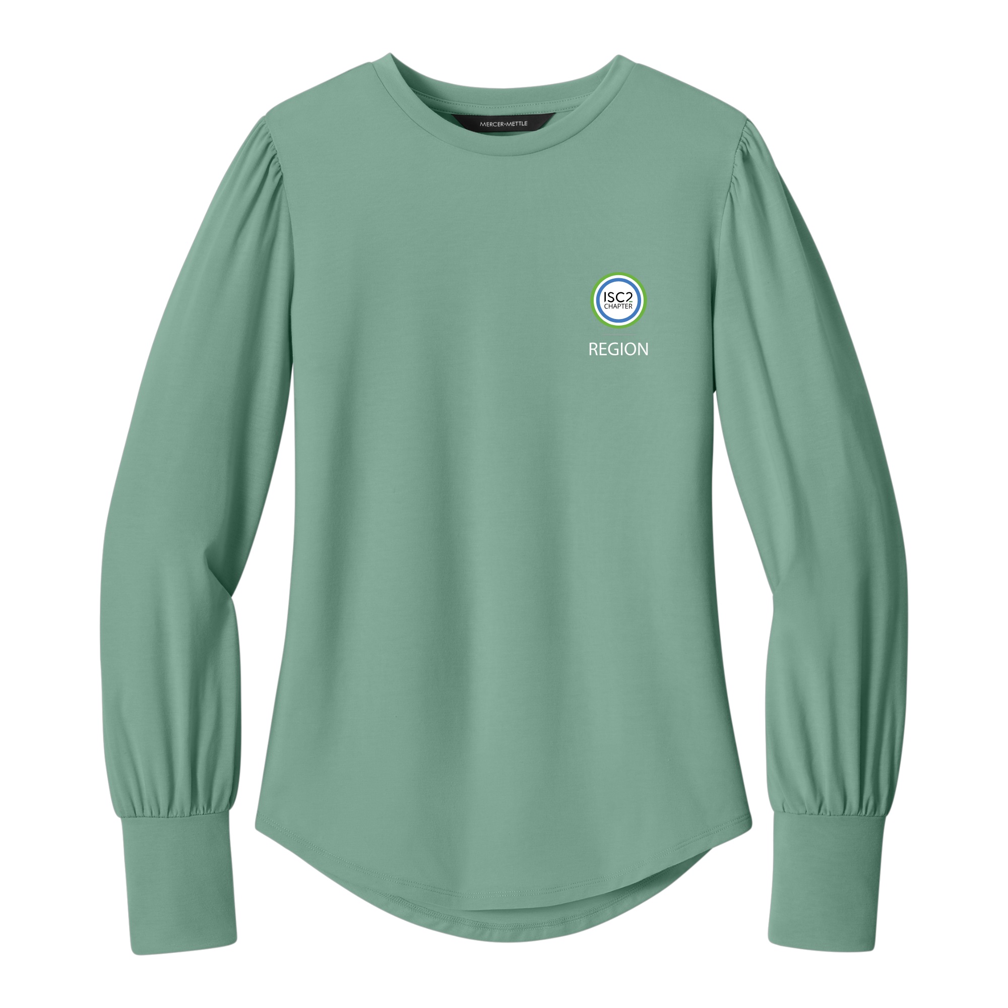 Women's Long Sleeve Blouson Top with Chapter Name - Image 2